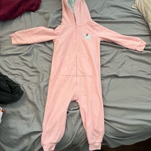 Pink and blue elephant onesie